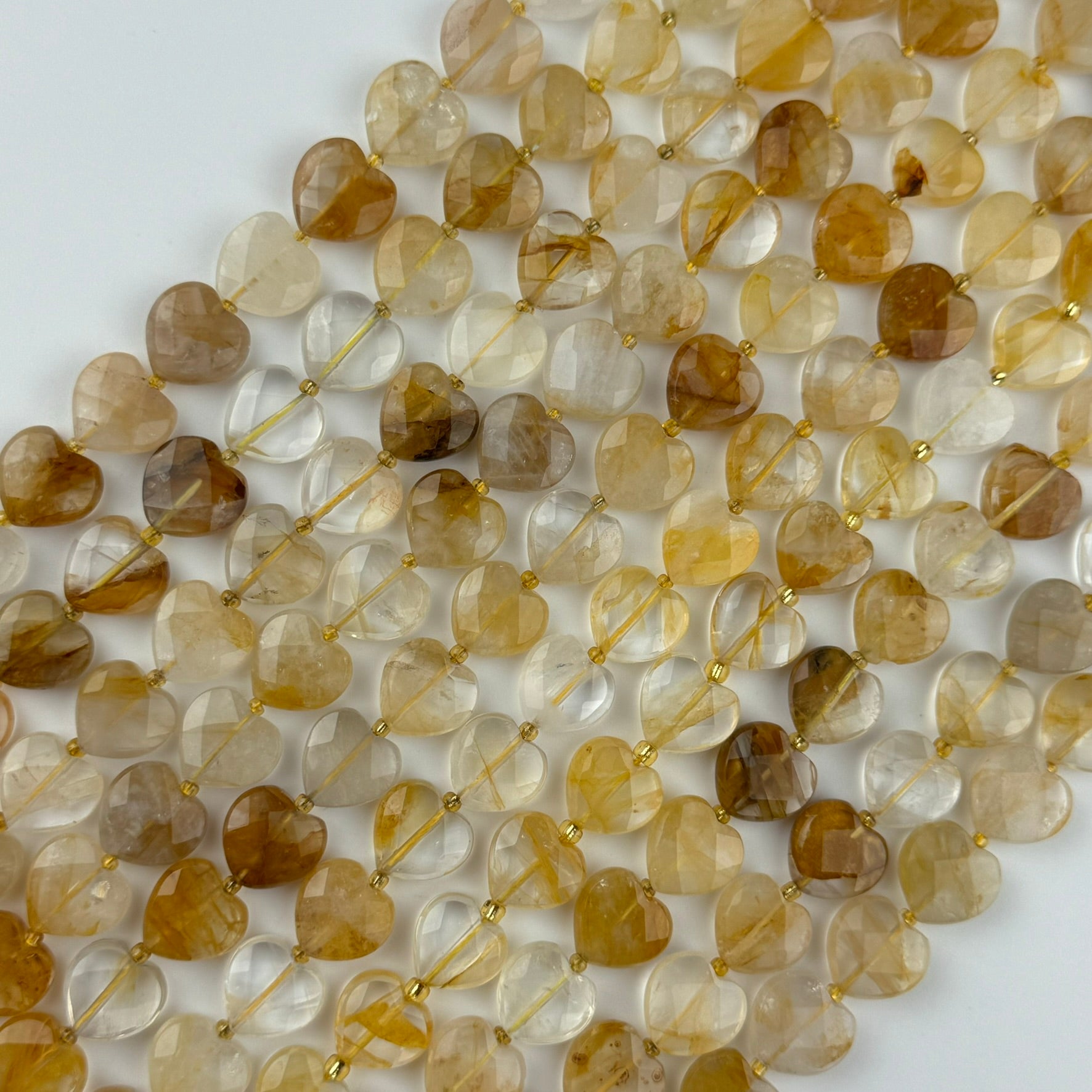 Golden Healer Quartz Faceted Heart 12ÃƒÆ’Ã†â€™Ãƒâ€ Ã¢â‚¬â„¢ÃƒÆ’Ã‚Â¢ÃƒÂ¢Ã¢â‚¬Å¡Ã‚Â¬ÃƒÂ¢Ã¢â€šÂ¬Ã‚Â12 mm Beads image 7