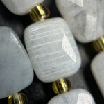 Rainbow Moonstone Rectangular Faceted Cushion Cut 10xÂ8 mm Beads image 5