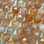Sunstone Faceted Round Beads (Color A) image 11