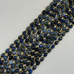 Dumortierite Faceted Barrel 8 Beads image 3