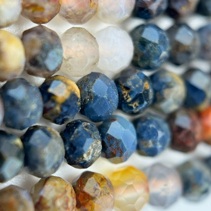 4x3mm Faceted Pietersite Rondelle Beads image 5
