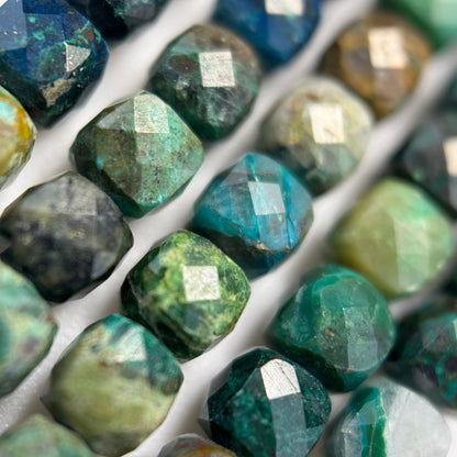 Chrysocolla Square Beads image 4