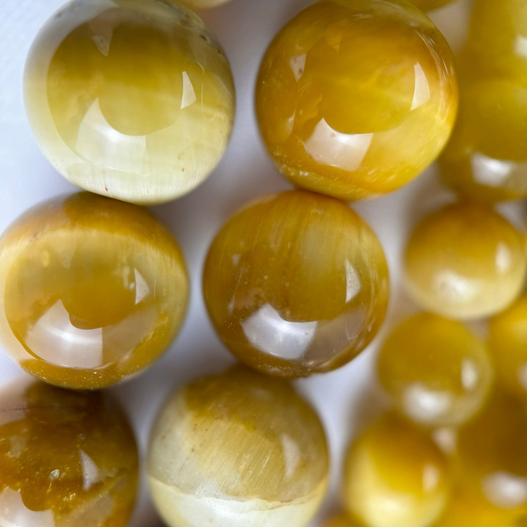 Golden Tiger's Eye Polished Round Beads image 3