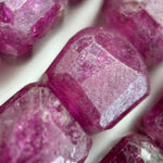 Ruby Glass Filled Square Beads image 8