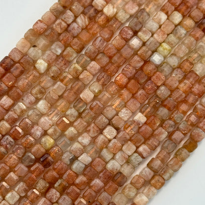 Sunstone Square Beads image 3