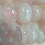Morganite Rondelle Polished Beads image 5