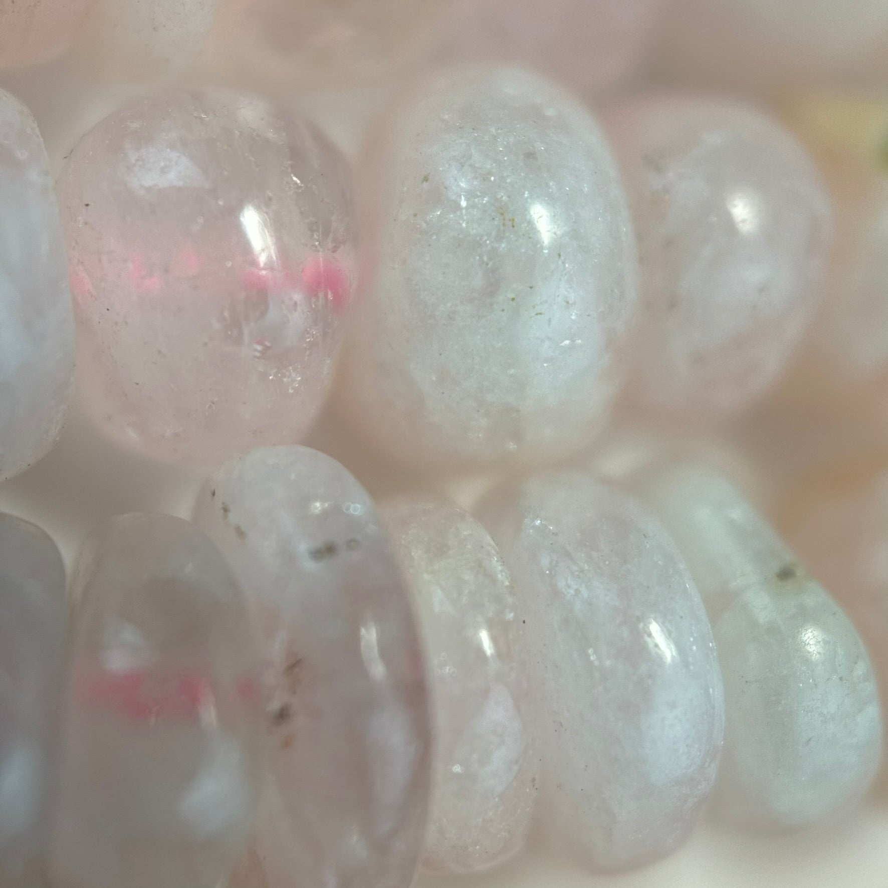 Morganite Rondelle Polished Beads image 5