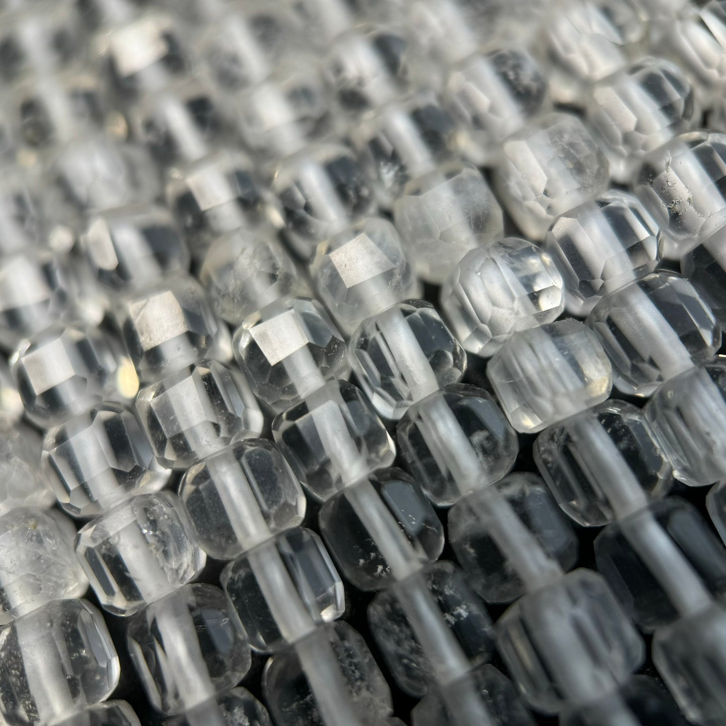 Clear Quartz Square Beads image 3