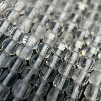 Clear Quartz Square Beads image 3
