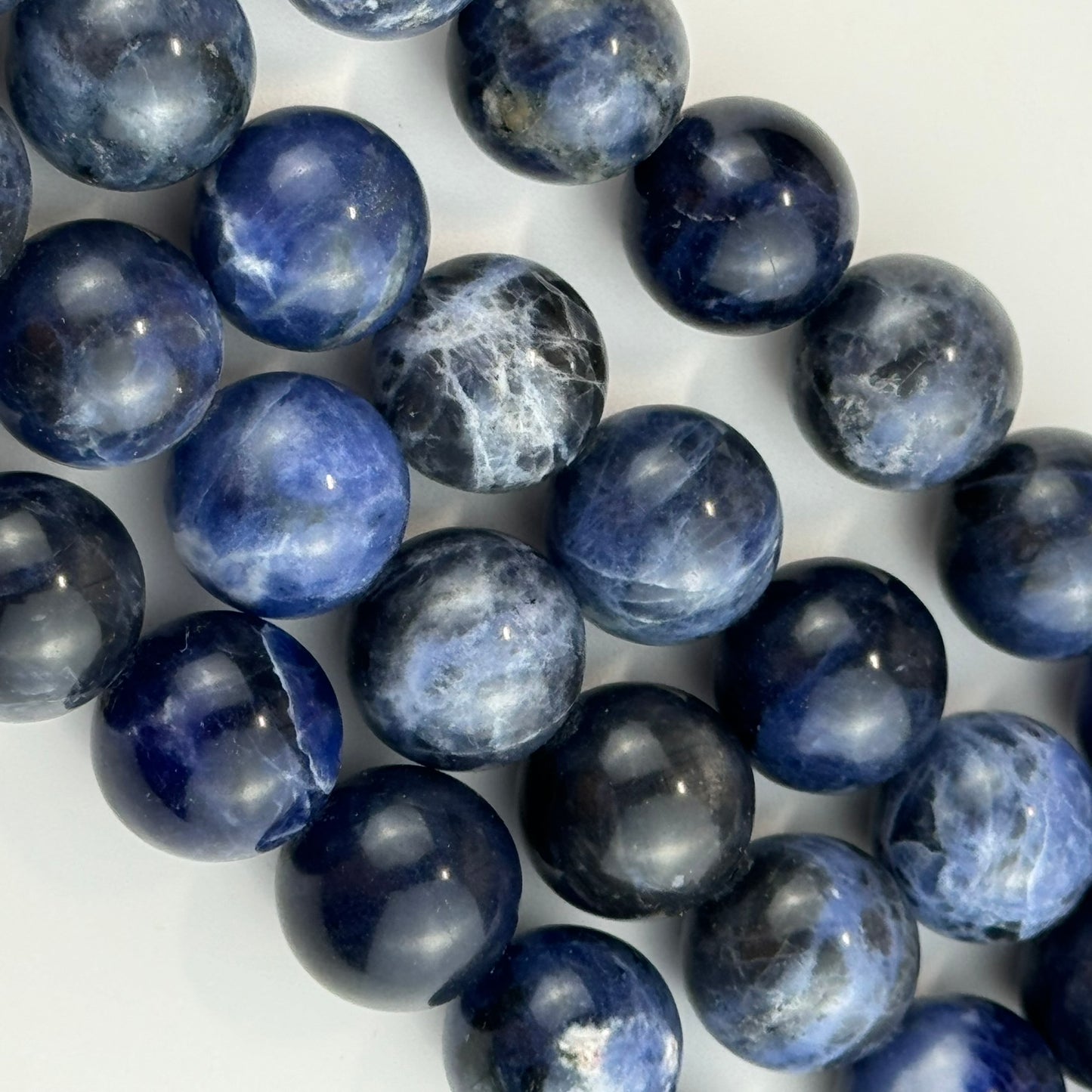 Sodalite Polished Round Beads image 5