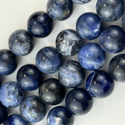 Sodalite Polished Round Beads image 5