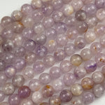 Lavendar Amethyst Polished Round Beads image 5