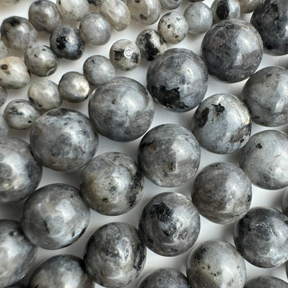 Larvikite Polished  Round Beads image 1