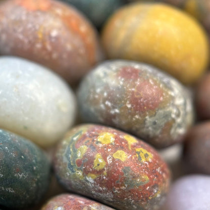 Mexican Ocean Jasper Rondelle Beads image 5