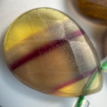 Multicolor Flurite Faceted Pear Shape Beads image 8