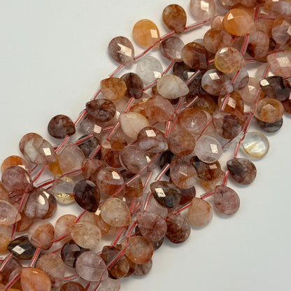 Hematoid Quartz Faceted Pear Shape Beads image 0