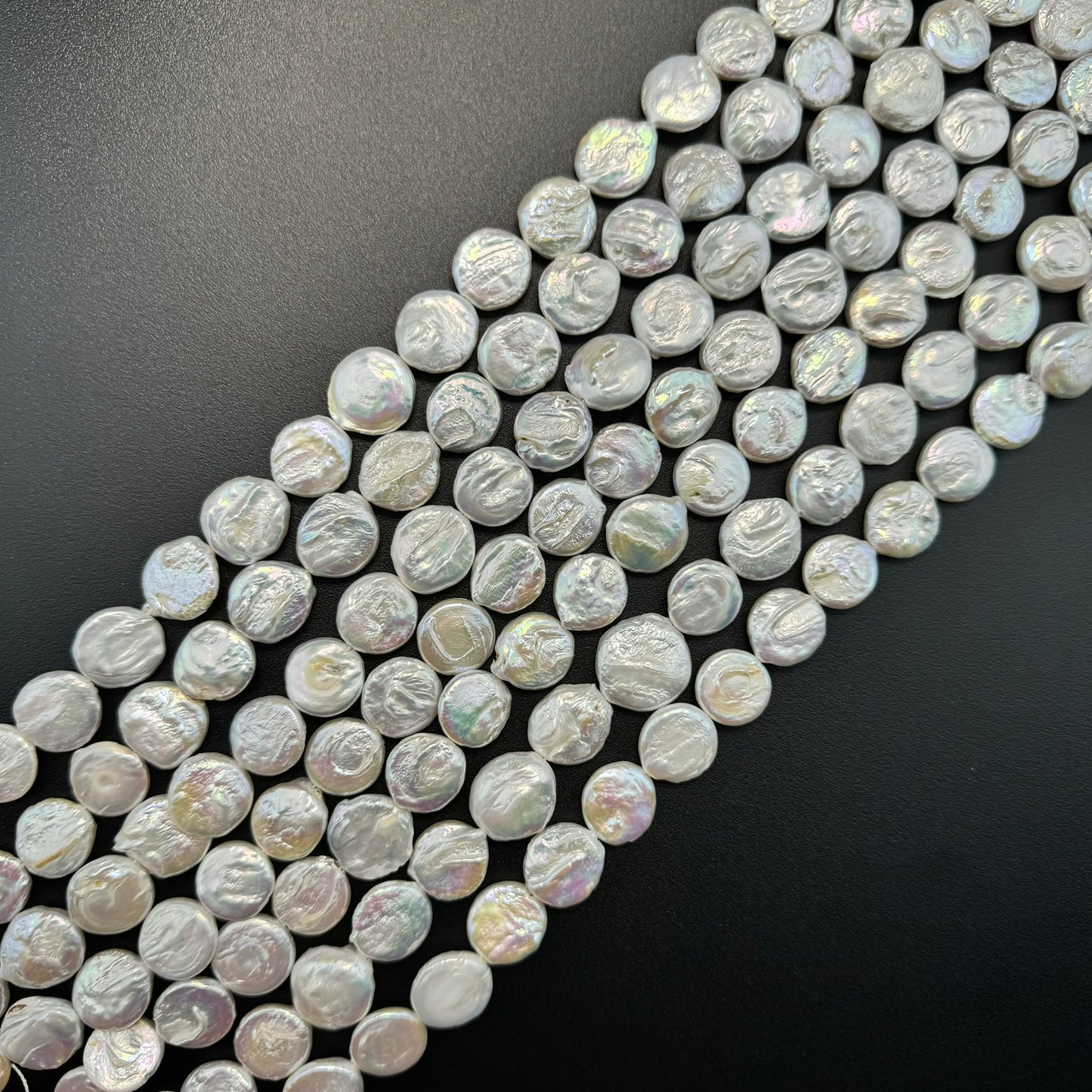 AAA White Coin Pearl  16.5x6mm image 0