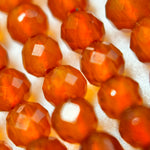 Carnelian Faceted Round Beads image 10