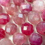 Natural Ruby Faceted Round Beads image 5