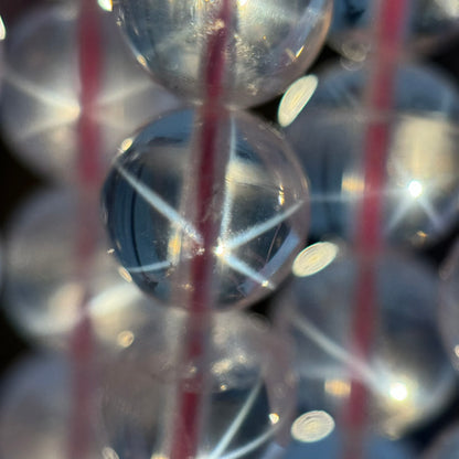 Star Rose Quartz Polished Round Beads image 4