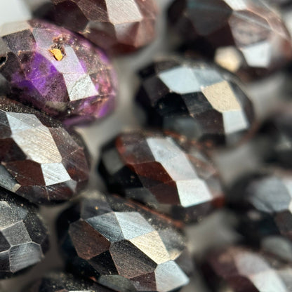 Sugilite Faceted Rondelle Beads image 1