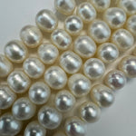 White, Peach Pearl  9x8mm - Ideal for Versatile Jewellery Making Crafts image 7