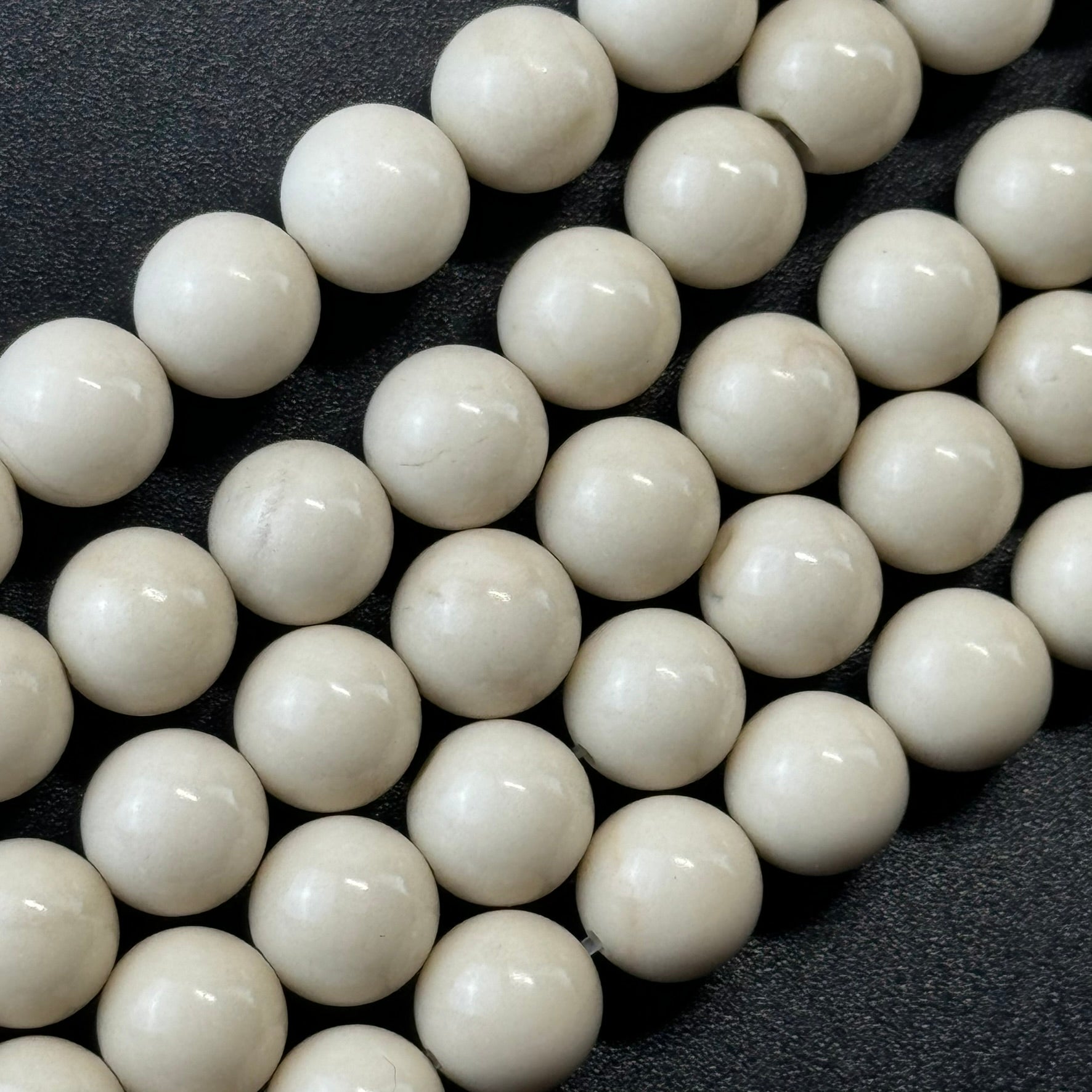 River Rock Polished Round Beads image 2