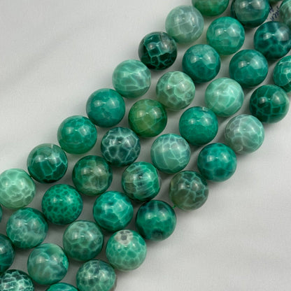 Dyed Green Agate Polished Round Beads  (20mm) image 9