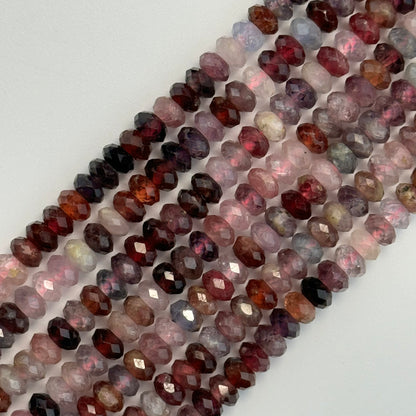 Spinel Faceted Rondelle Beads (AAA Quality) image 0
