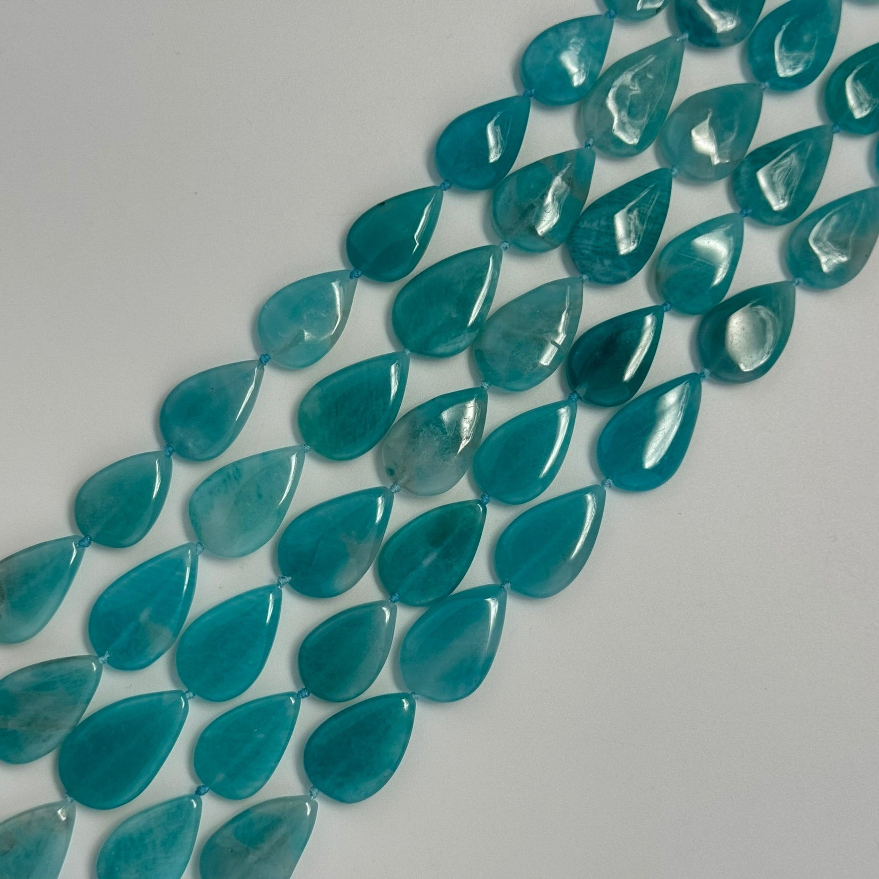 Amazonite Freeform Gemstone Beads - AA Quality image 10
