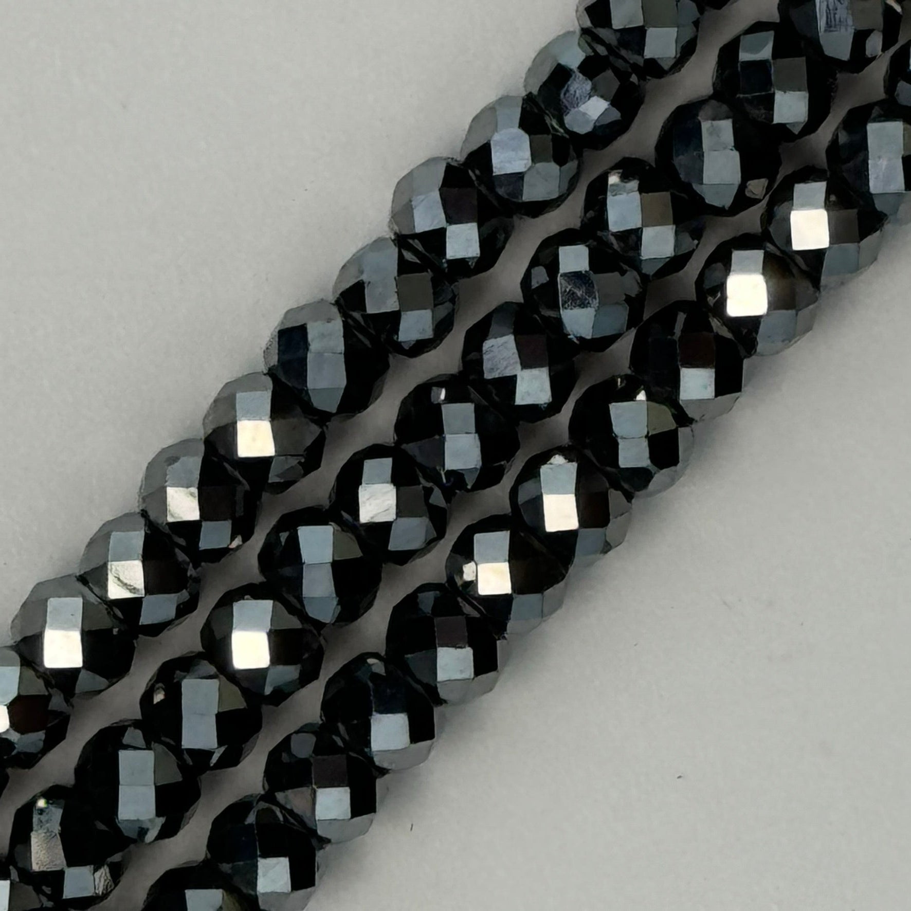 Terahertz Faceted Rondelle Beads image 10