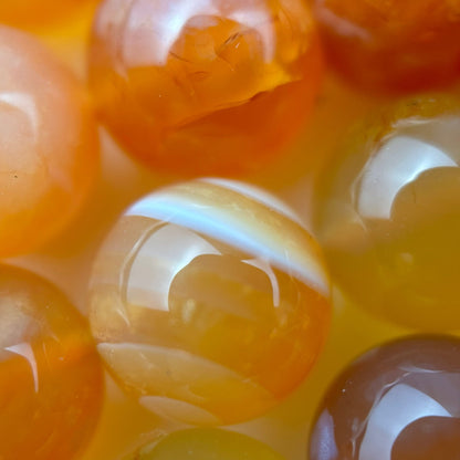 Carnelian Polished Round Beads image 4