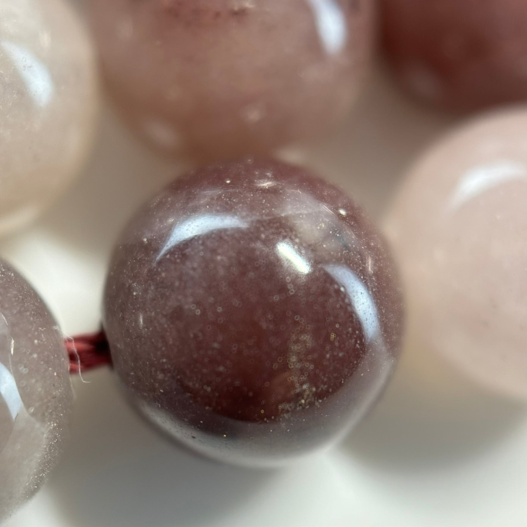 Purple Quartz Polished Round Beads image 1