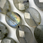 Labradorite Faceted Oval Beads (A) image 9