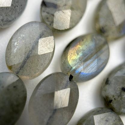 Labradorite Faceted Oval Beads (A) image 9