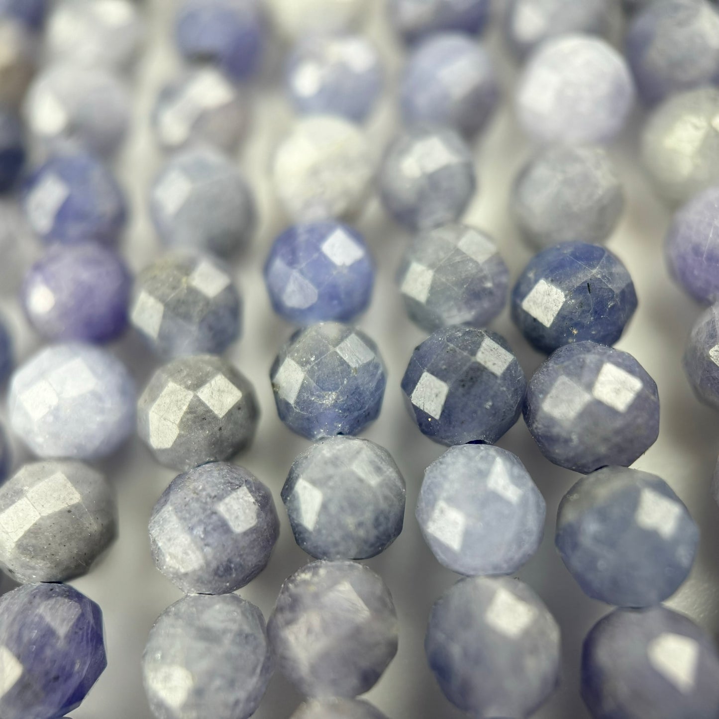 Tanzanite Faceted Round Beads (5.5 mm) image 5
