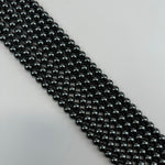 Blue Sandstone Polished Round Beads image 4