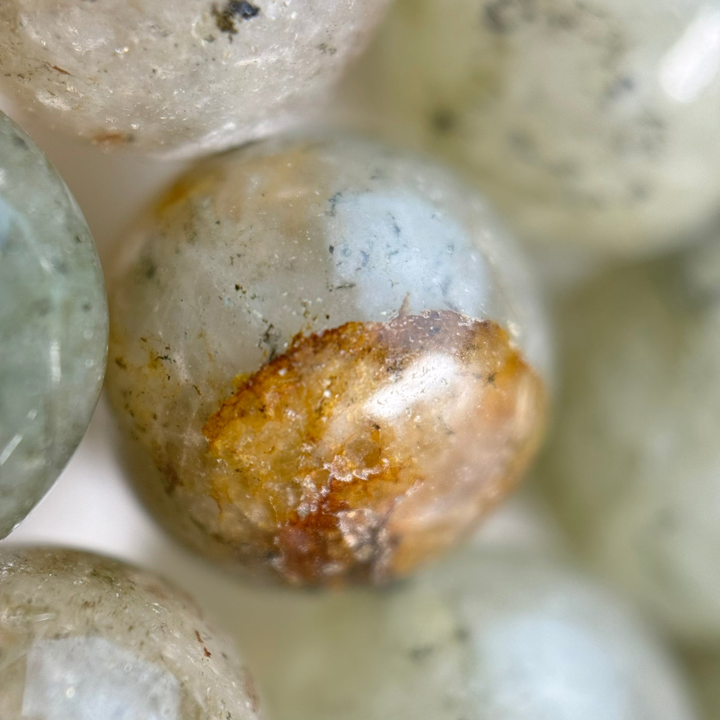 Chlorite Quartz Polished Round Beads image 5