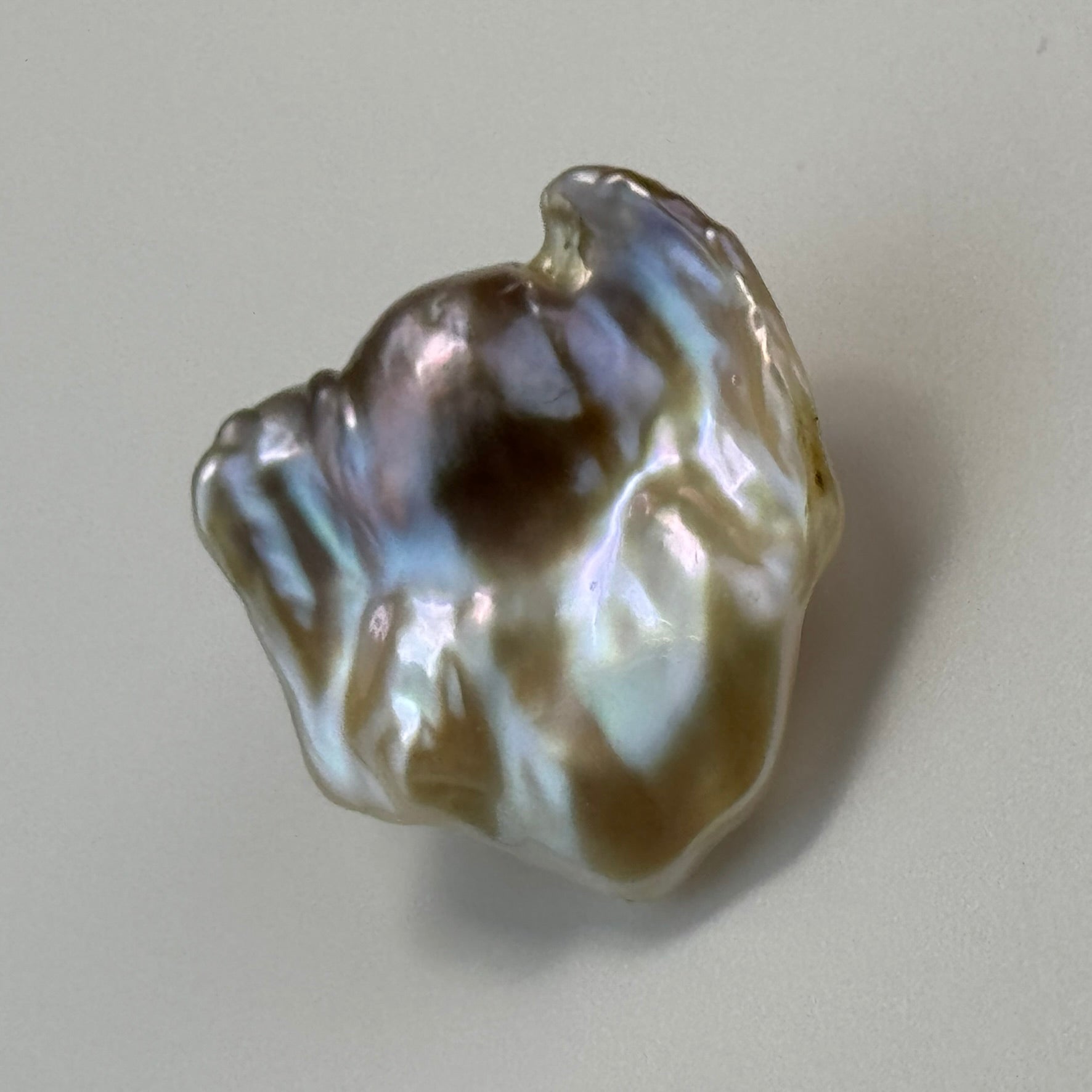 Souffle Pink & Golden Freshwater Pearl (AAA Quality) image 2
