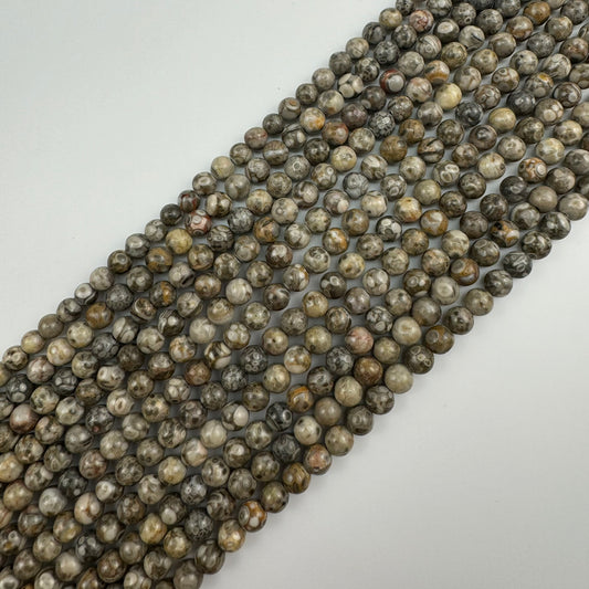Oolite Polished  Round Beads