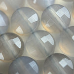 Gray Agate Lentil Beads image 6