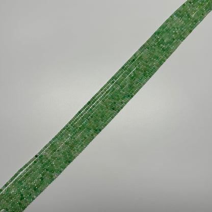 Chrysoprase Beads - Faceted Rondelle
