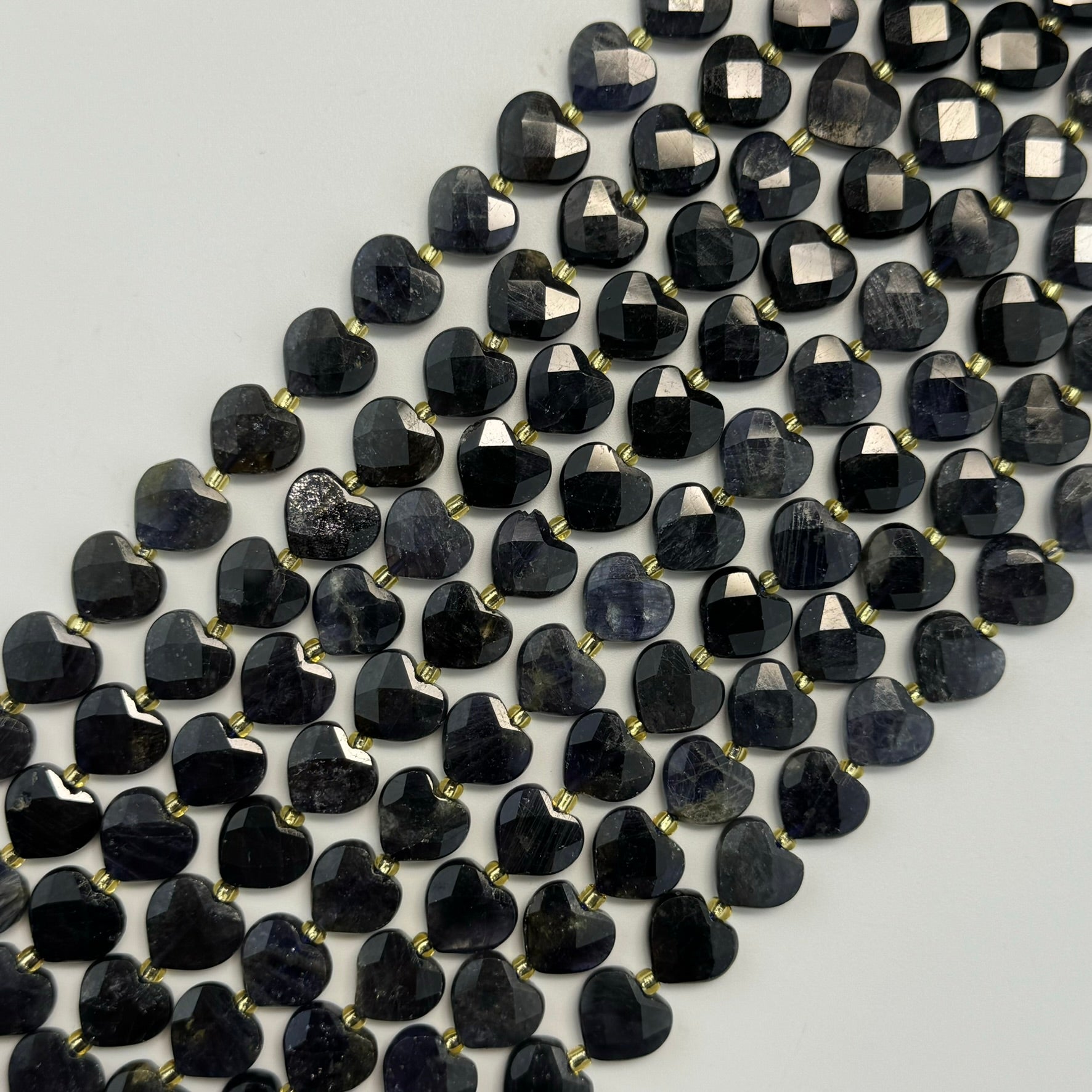 Iolite Faceted Heart 12ÃƒÆ’Ã†â€™Ãƒâ€ Ã¢â‚¬â„¢ÃƒÆ’Ã‚Â¢ÃƒÂ¢Ã¢â‚¬Å¡Ã‚Â¬ÃƒÂ¢Ã¢â€šÂ¬Ã‚Â12 mm Beads image 0