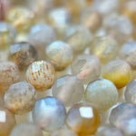 Moonstone Sunstone Faceted Round Beads image 6