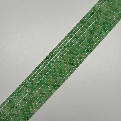 Chrysoprase Beads - Faceted Rondelle