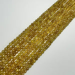 Yellow Apatite Faceted Round Beads image 6