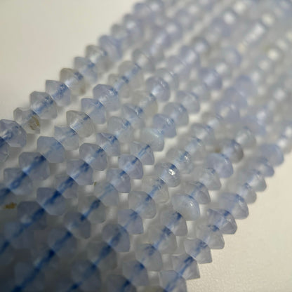 Blue Lace Agate Space Ship Beads image 4