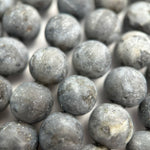 Larvikite Frosted Round Beads image 1