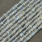 Moonstone AAA Rondelle Polished Beads image 5