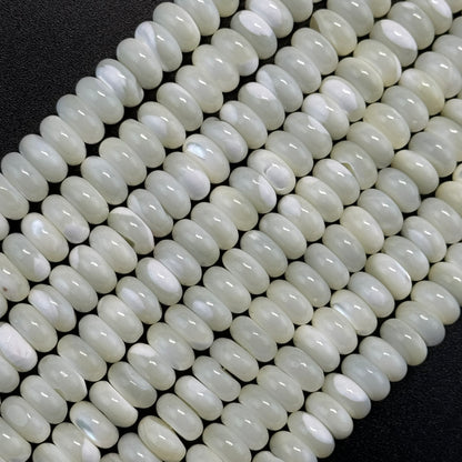 White Mother Of Pearl Beads image 0